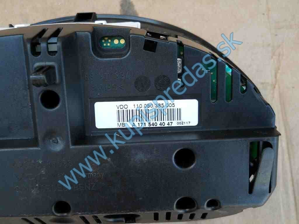 Prístrojový panel Mercedes SLK R171